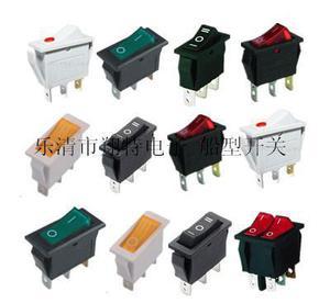 【樂(lè)清市翔特電子廠(chǎng);KCD3黑色兩腳 三腳帶燈翹板開(kāi)關(guān)】?jī)r(jià)格_廠(chǎng)家_圖片 -